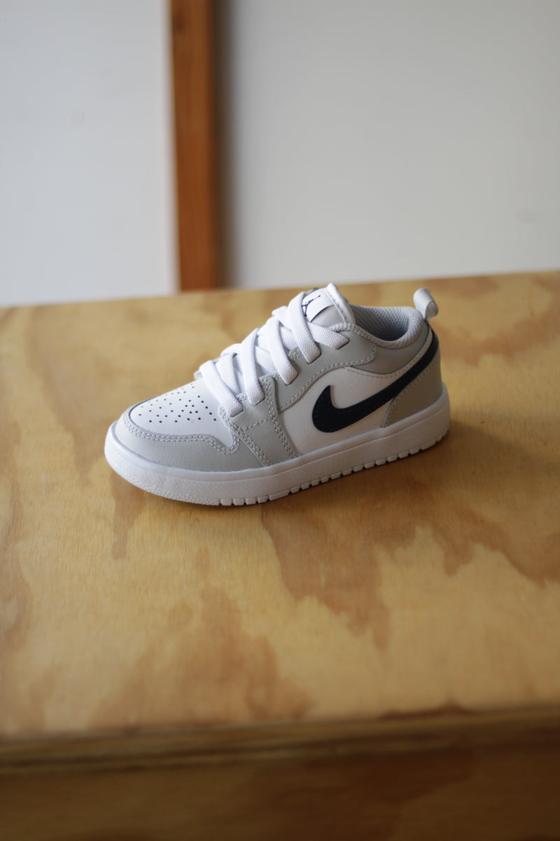 JORDAN 1 LOW ALT (PS) "WHITE/MIDNIGHT NAVY-NEUTRAL GREY"