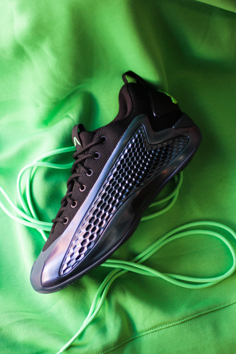 ADIDAS AE 1 LOW "ARCTIC NIGHT/CORE BLACK/SCREAMING GREEN"