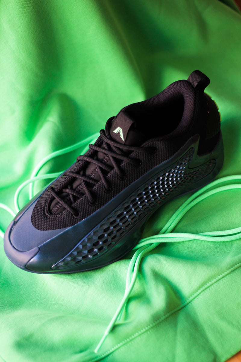 ADIDAS AE 1 LOW "ARCTIC NIGHT/CORE BLACK/SCREAMING GREEN"