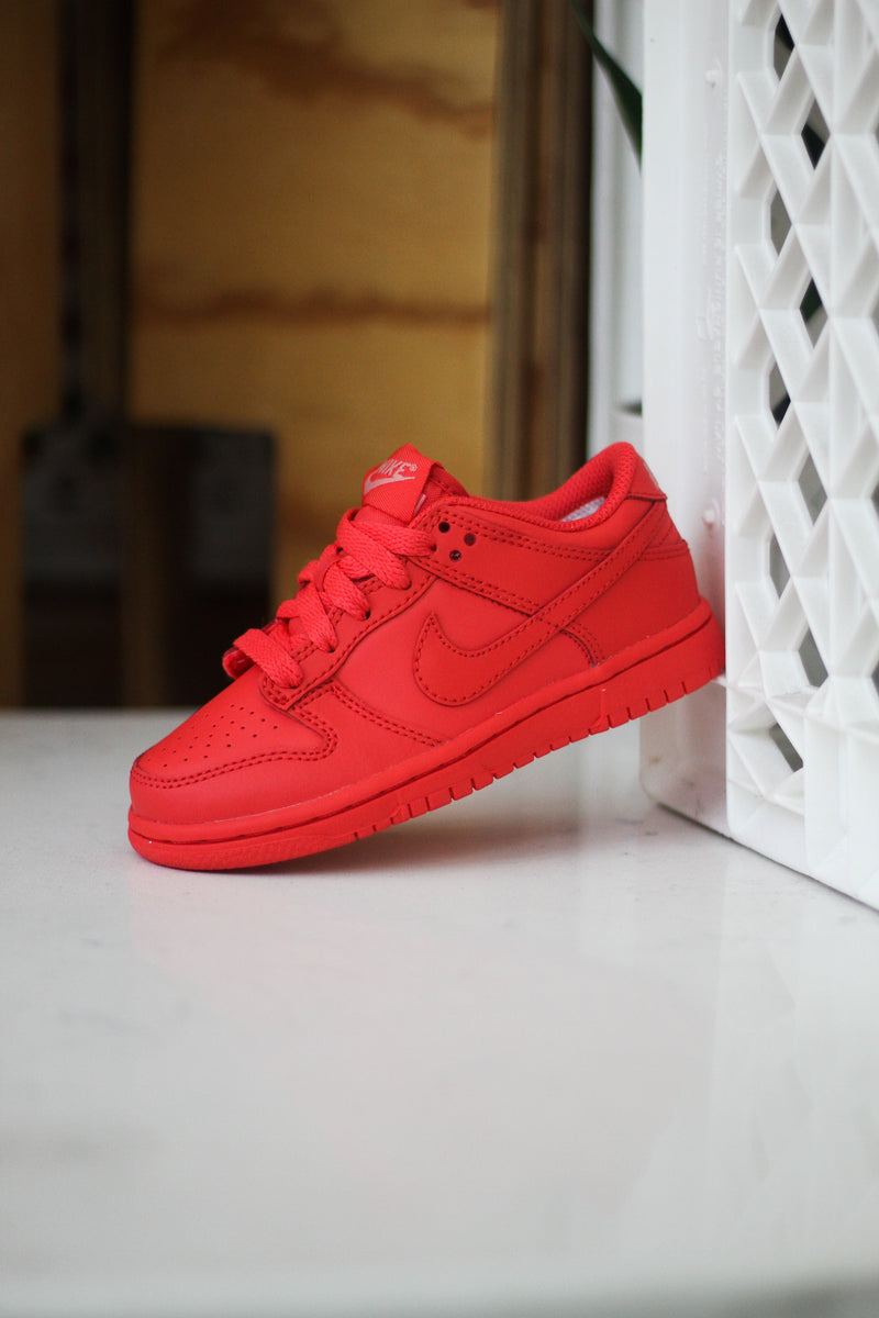 DUNK LOW (PS) "TRACK RED"