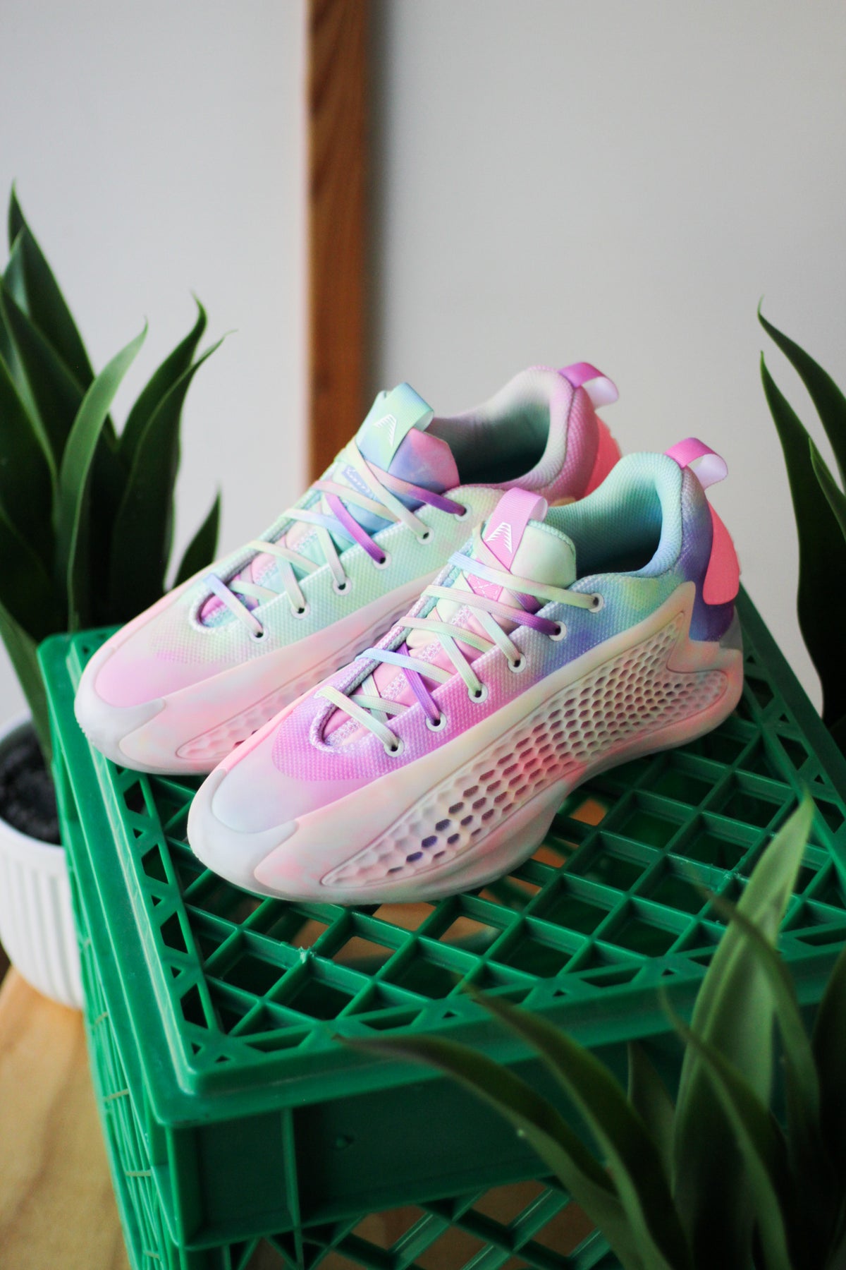 ADIDAS AE 1 LOW "CLOUD WHITE/ARCTIC ORANGE/BLISS PINK" ADIDAS AE 1 LOW "CLOUD WHITE/ARCTIC ORANGE/BLISS PINK"