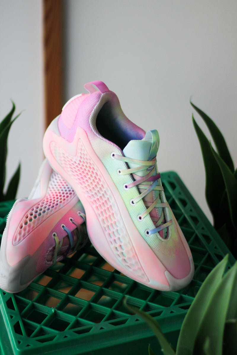 ADIDAS AE 1 LOW "CLOUD WHITE/ARCTIC ORANGE/BLISS PINK"