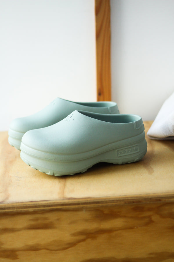 W STAN SMITH MULE "SILVER GREEN"