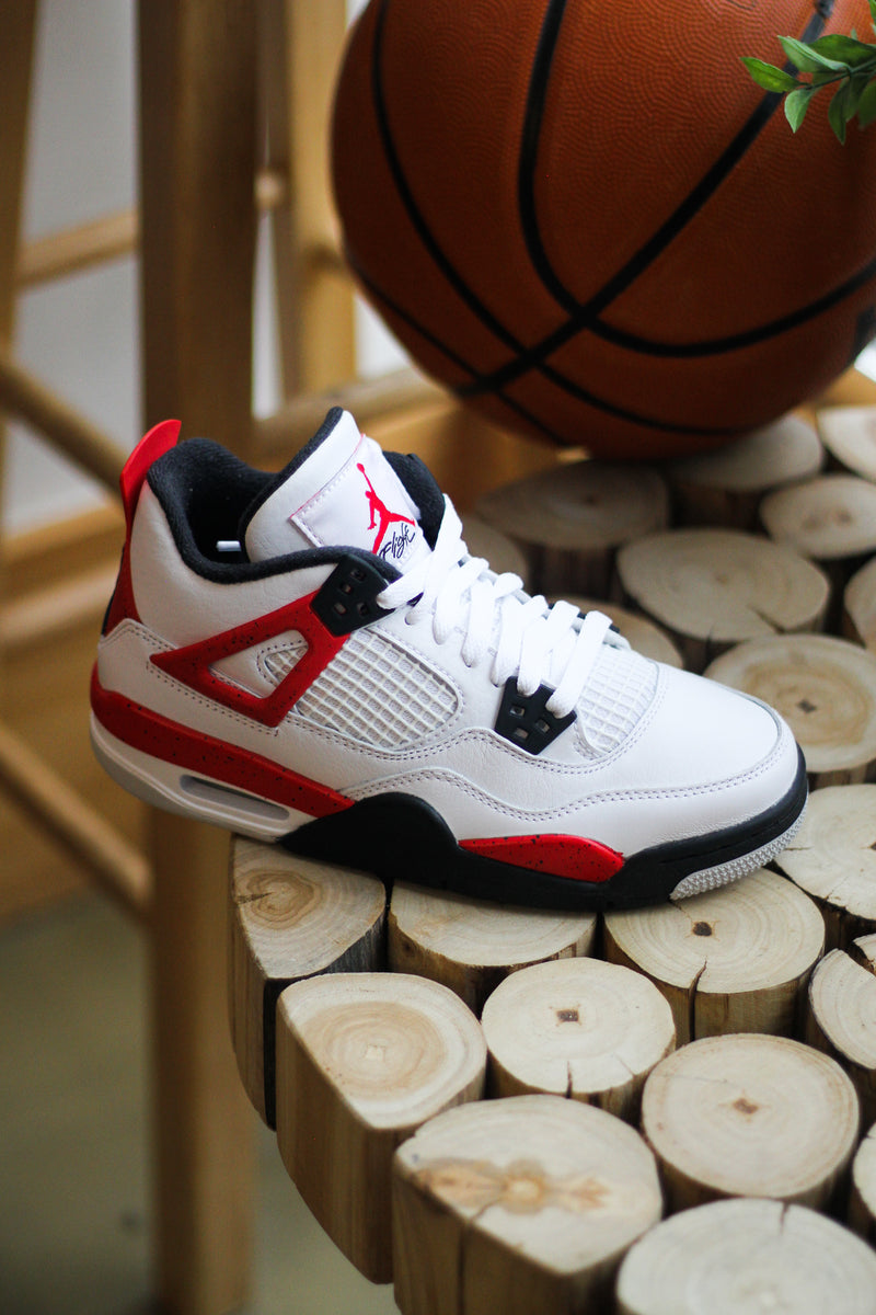 AIR JORDAN 4 RETRO (GS) "FIRE RED"