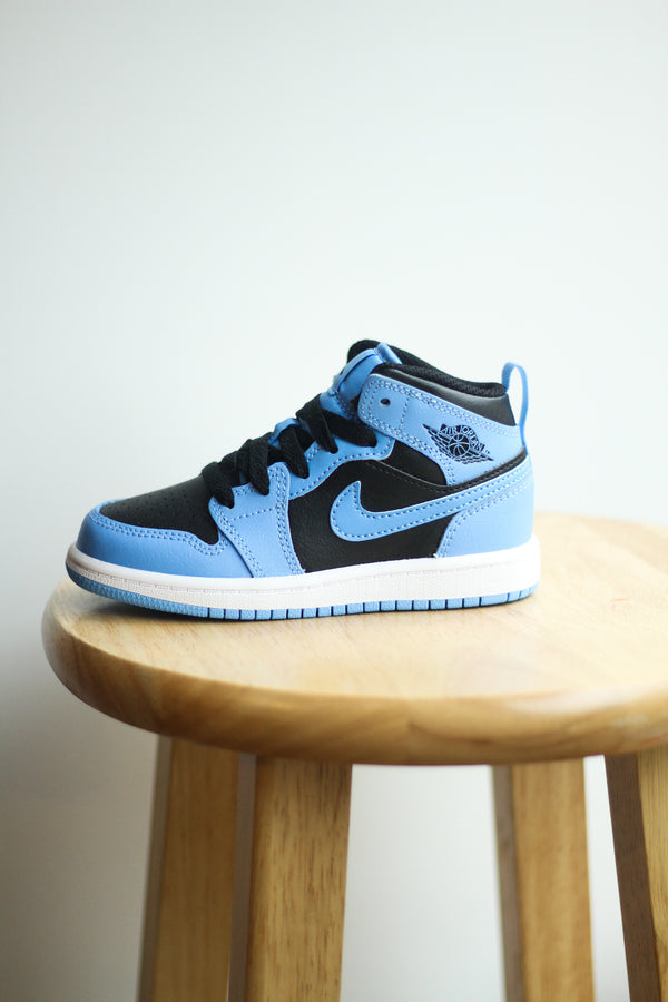 JORDAN 1 MID (PS) "UNIVERSITY BLUE"