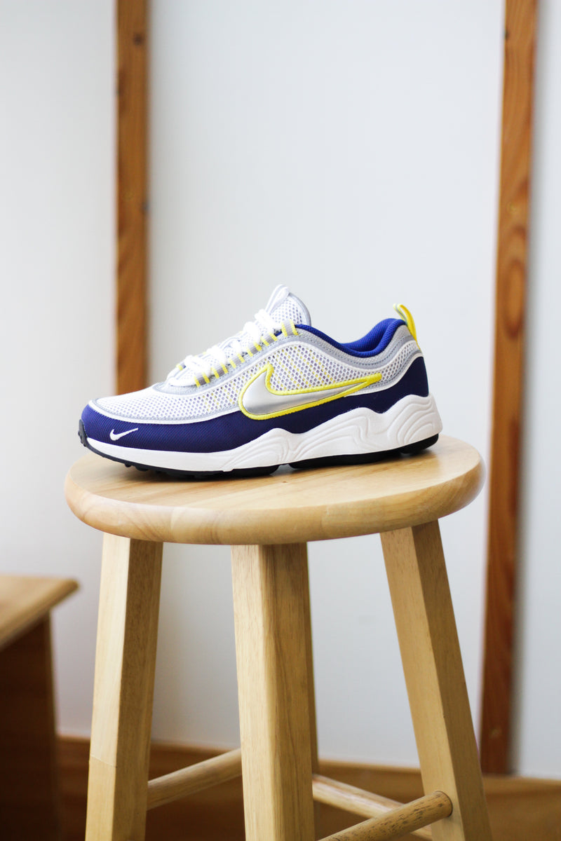 AIR ZOOM SPIRIDON SP "WHITE/METALLIC SILVER-DEEP ROYAL BLUE"