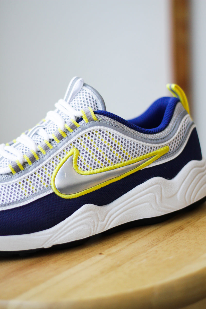 AIR ZOOM SPIRIDON SP "WHITE/METALLIC SILVER-DEEP ROYAL BLUE"