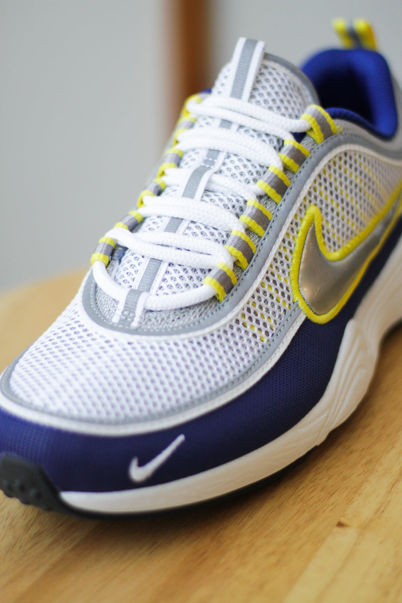 AIR ZOOM SPIRIDON SP "WHITE/METALLIC SILVER-DEEP ROYAL BLUE"