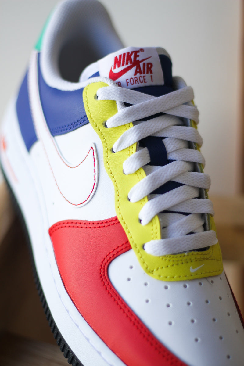 Nike Air Force 1 LV8 GS (Big Kid) White/Multicolor