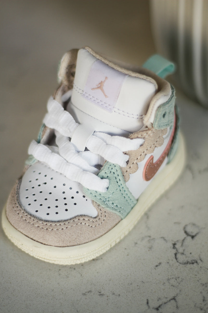JORDAN 1 MID SE (TD) "PINK OXFORD"