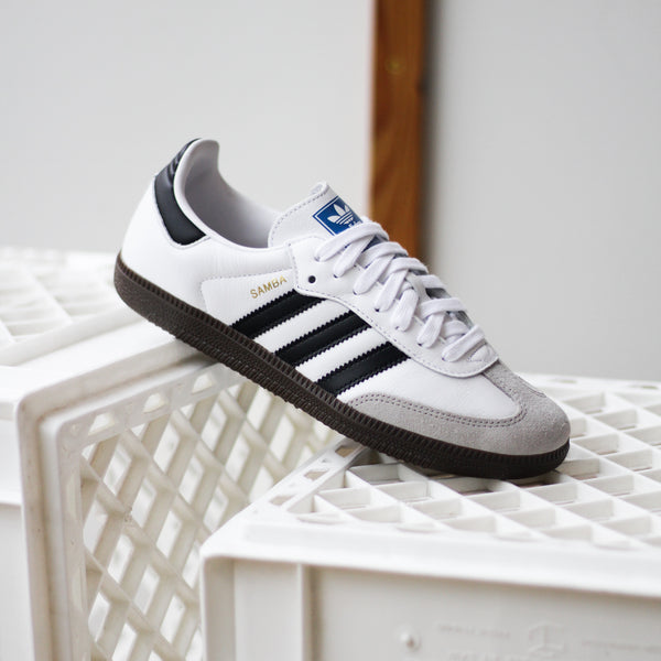 [Adidas] (W) Samba OG Cloud White Core Black 花の刺繍 Women's shoes adidas Samba Og W Cloud White/ Core Black