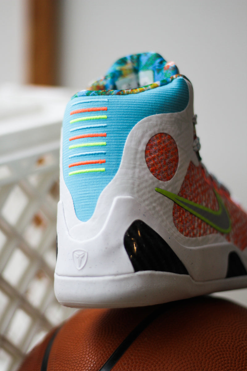 Kobe Basketball Shoes White And Blue NIKE KOBE IX ELITE (GS