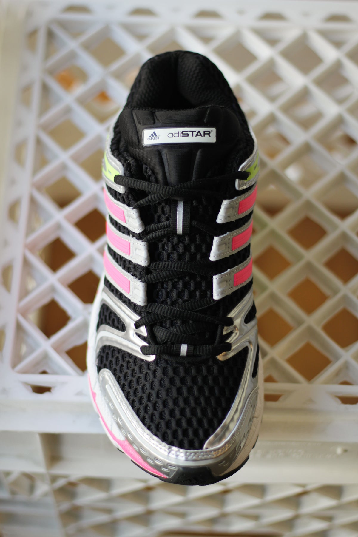 ADIDAS ADISTAR CONTROL 5 "METALLIC SILVER/CORE BLACK/LUCID PINK" Sneaker Room ADIDAS ADISTAR CONTROL 5 "METALLIC SILVER/CORE BLACK/LUCID PINK" Sneaker Room
