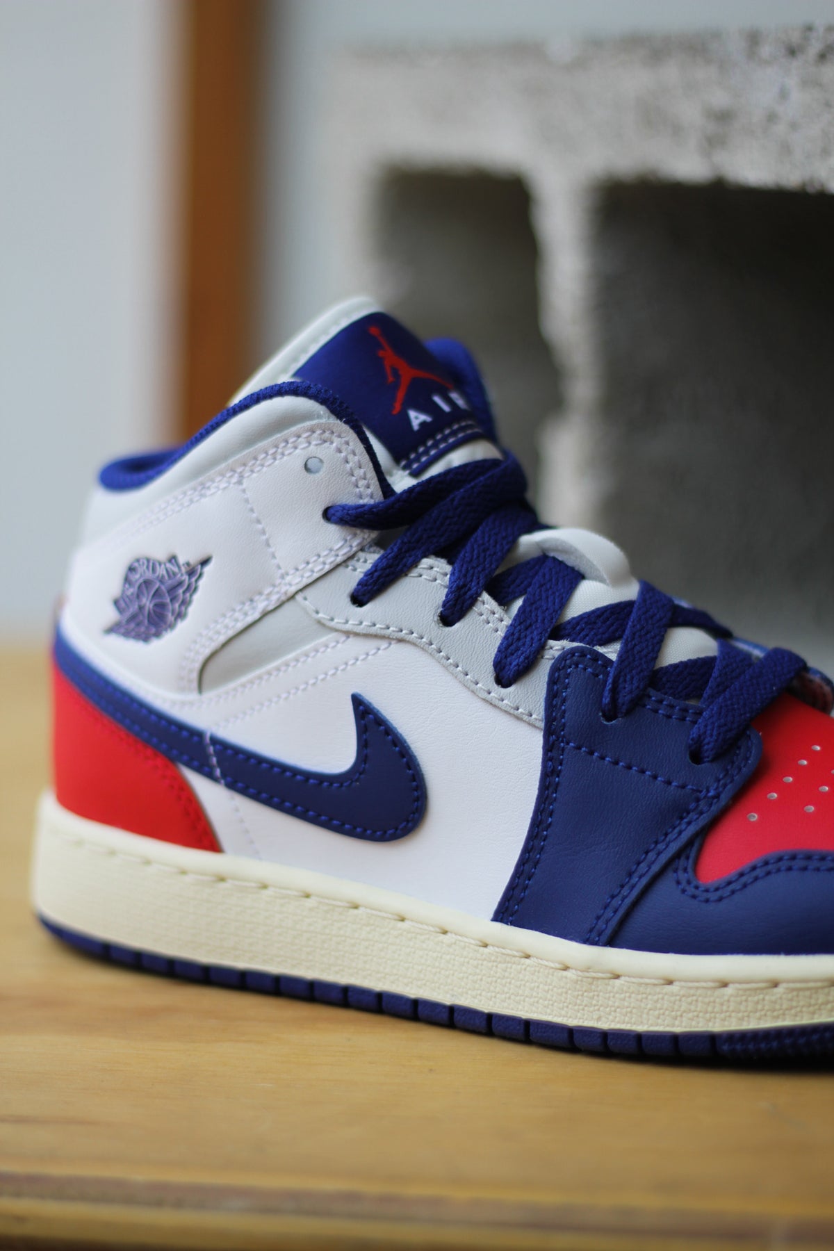 Shoe Air Jordan Mid Red White Blue AIR JORDAN MID (GS) 