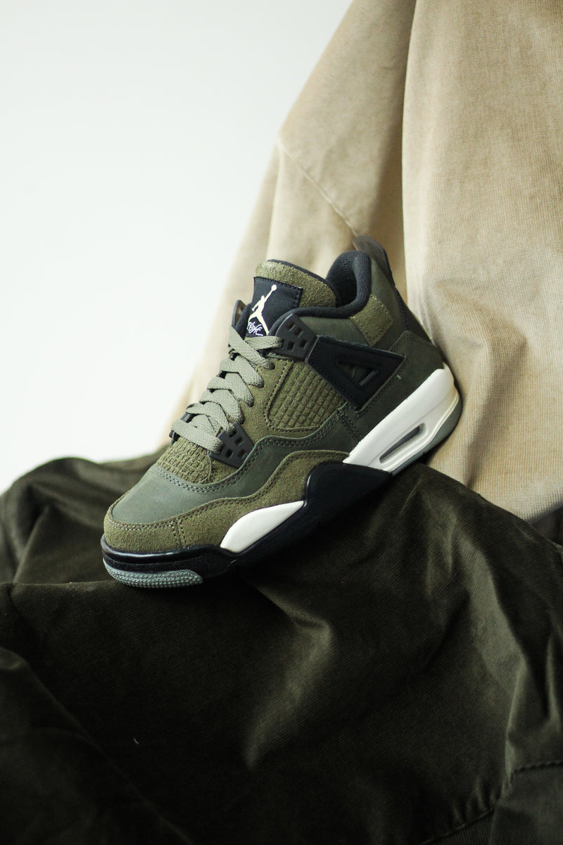AIR JORDAN 4 RETRO SE CRAFT (GS) "MEDIUM OLIVE"