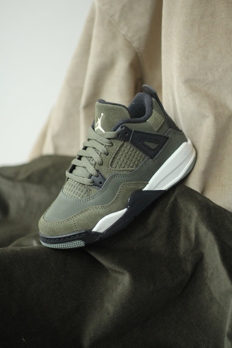 JORDAN 4 RETRO SE CRAFT (PS) "MEDIUM OLIVE"