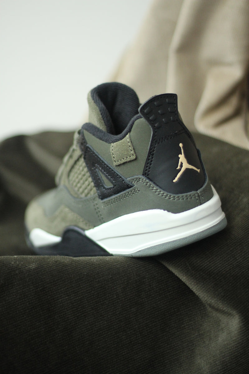 JORDAN 4 RETRO SE CRAFT (PS) "MEDIUM OLIVE"