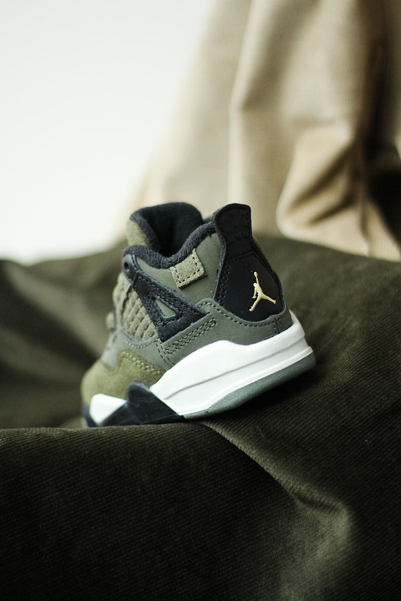 JORDAN 4 RETRO SE CRAFT (TD) "MEDIUM OLIVE"