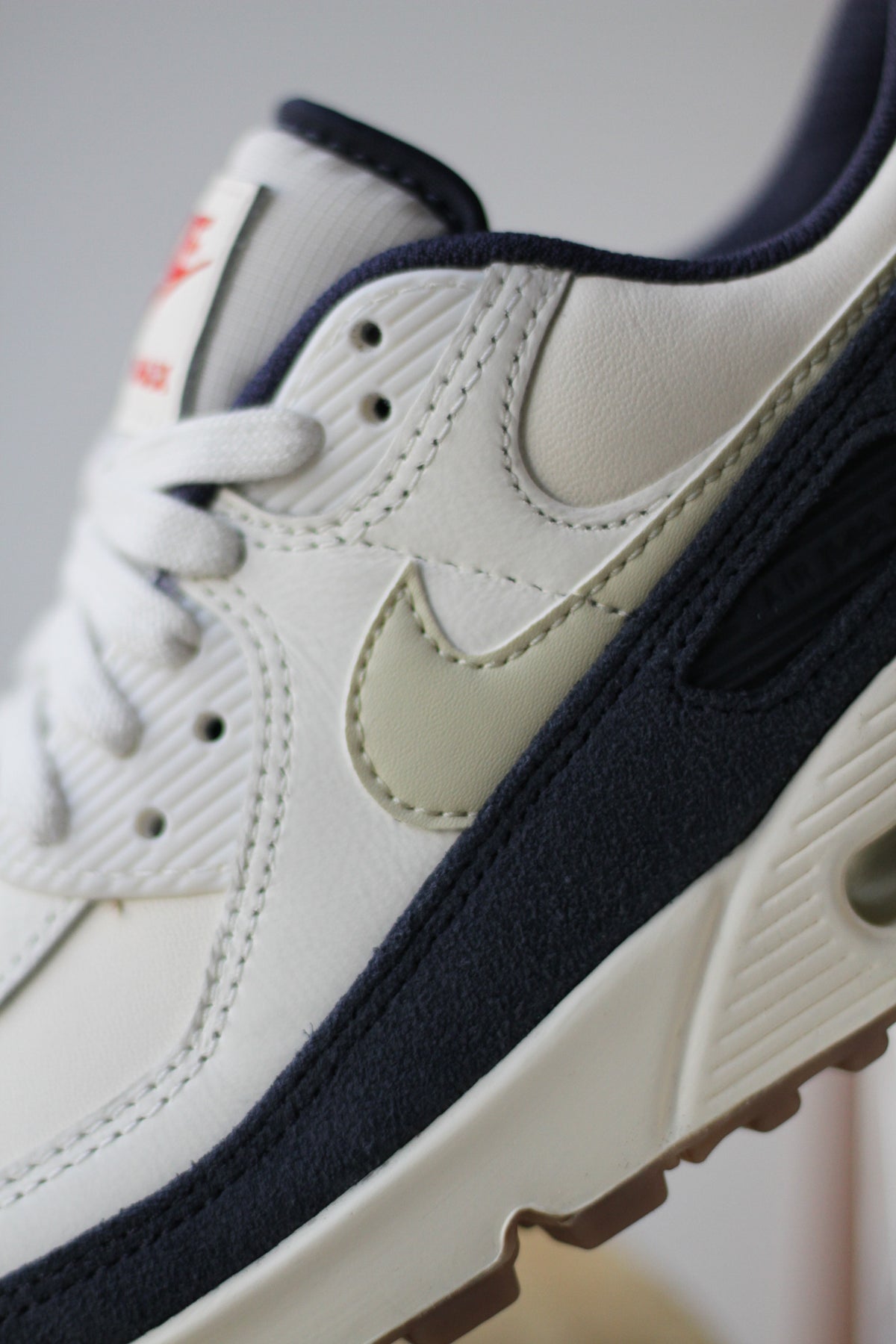 国内配送 NIKE AIR MAX 90 PRM PALE IVORY/T.BLUE-SAIL-L.KHAKI Nike Air Max 90 PRM (Pale Ivory/Thunder Blue/Sail/Light