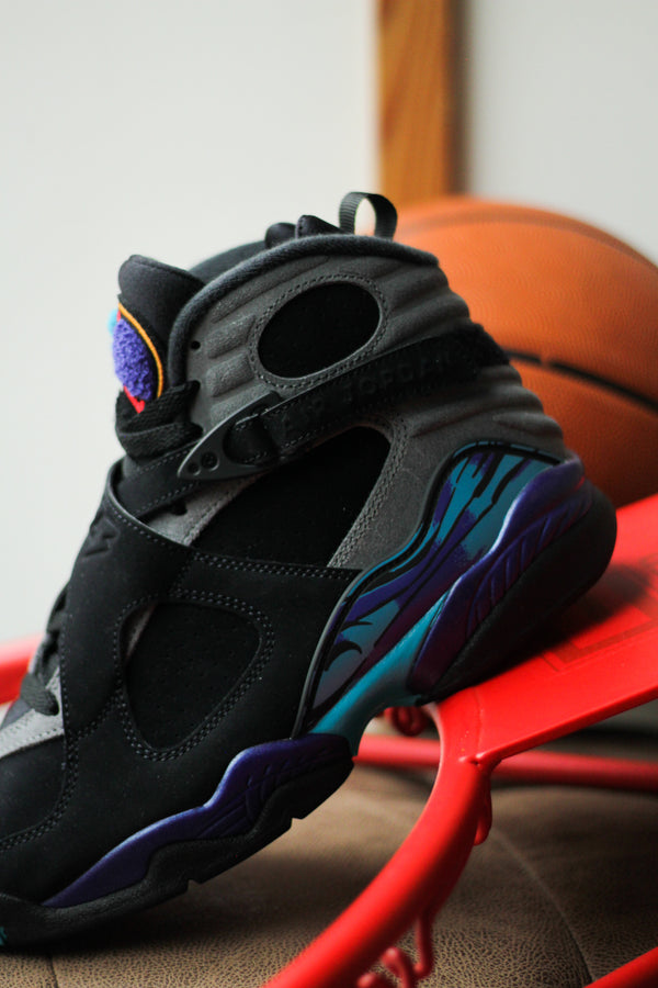AIR JORDAN 8 RETRO "BLACK/MULTI-COLOR-MULTI-COLOR"