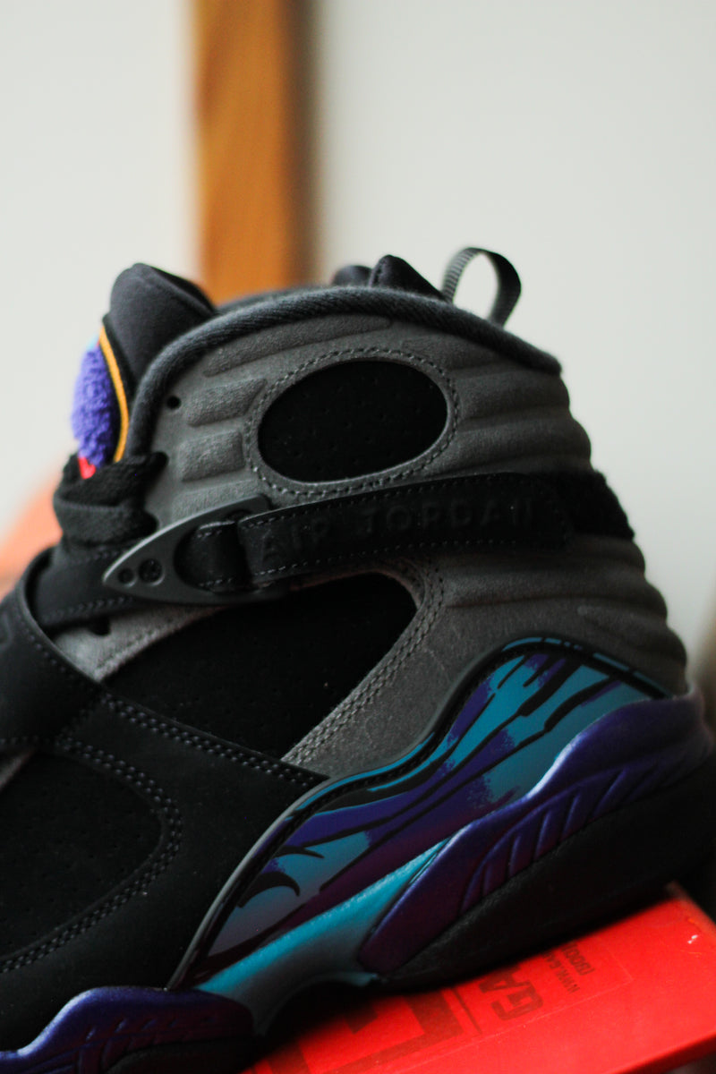 AIR JORDAN 8 RETRO "BLACK/MULTI-COLOR-MULTI-COLOR"