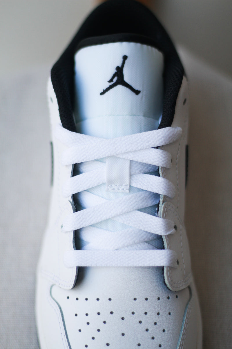 AIR JORDAN 1 LOW (GS) "WHITE/BLACK"