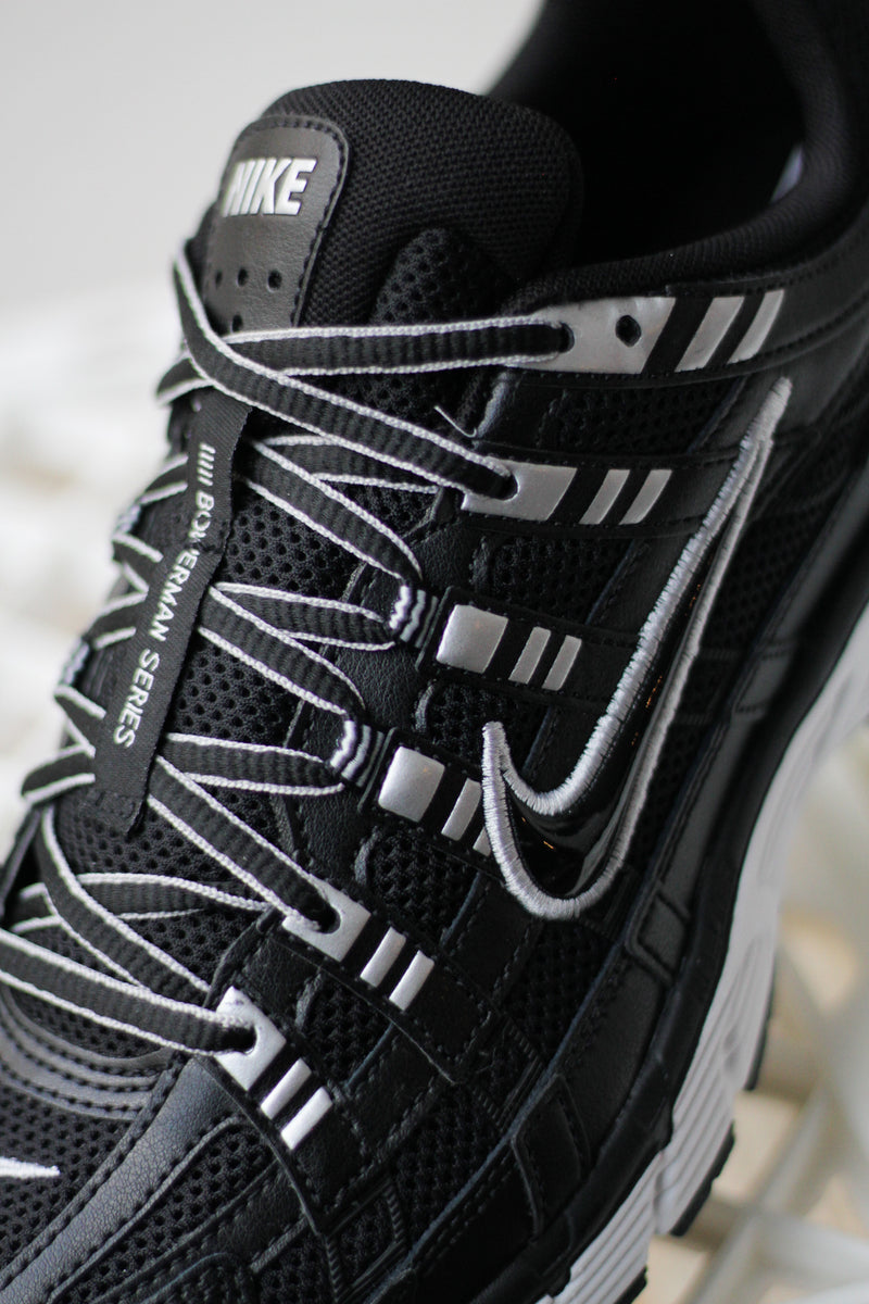 NIKE P-6000 "BLACK/BLACK-WHITE-METALLIC SILVER"