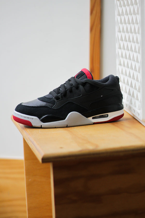 AIR JORDAN 4 RM "BLACK/VARSITY RED-WOLF GREY-WHITE"