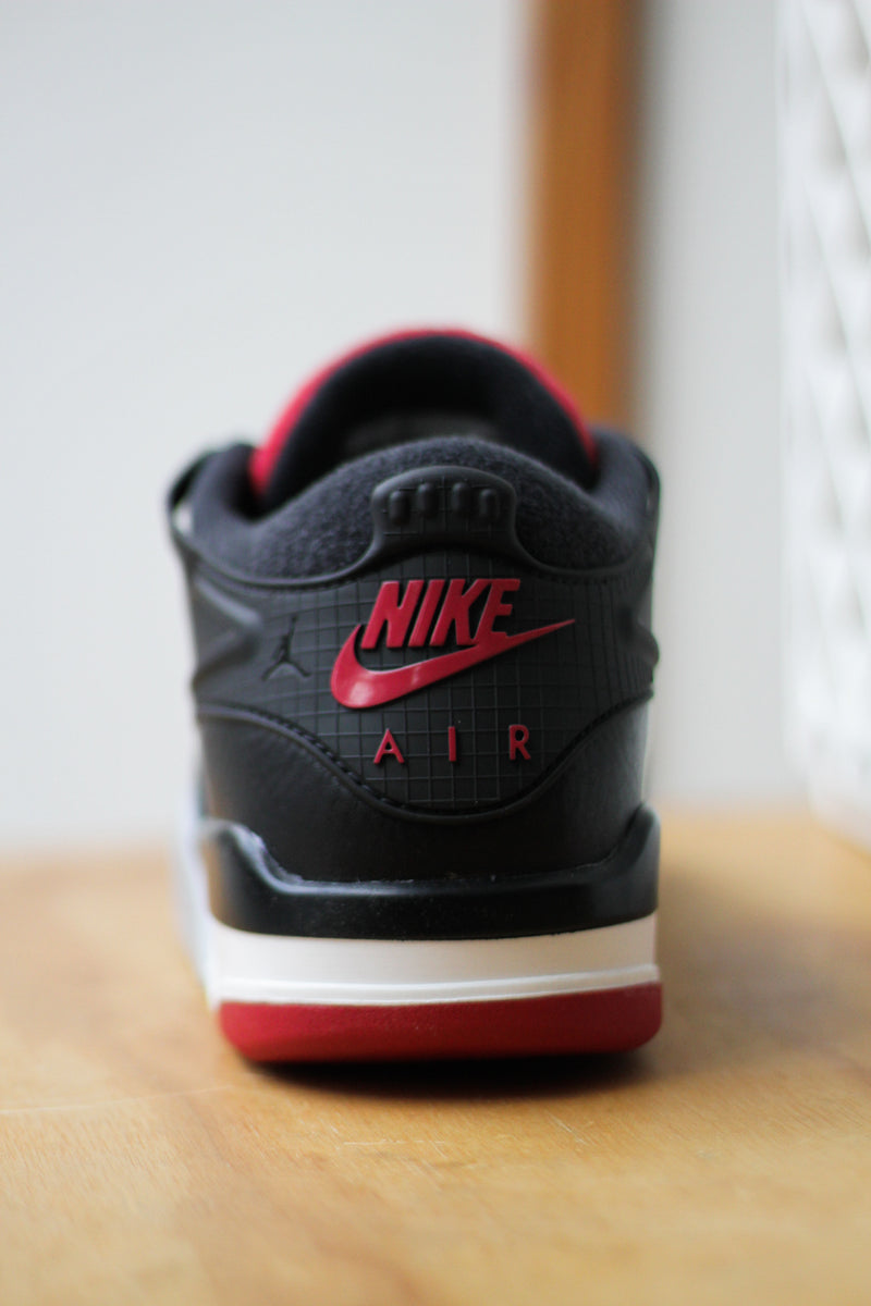 AIR JORDAN 4 RM "BLACK/VARSITY RED-WOLF GREY-WHITE"
