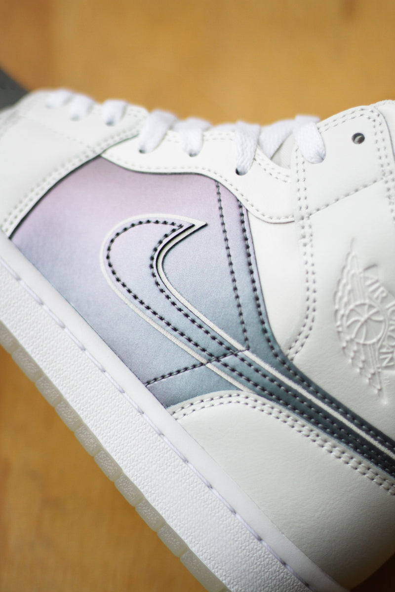 AIR JORDAN 1 MID SE "PHANTOM/PHANTOM-WHITE"