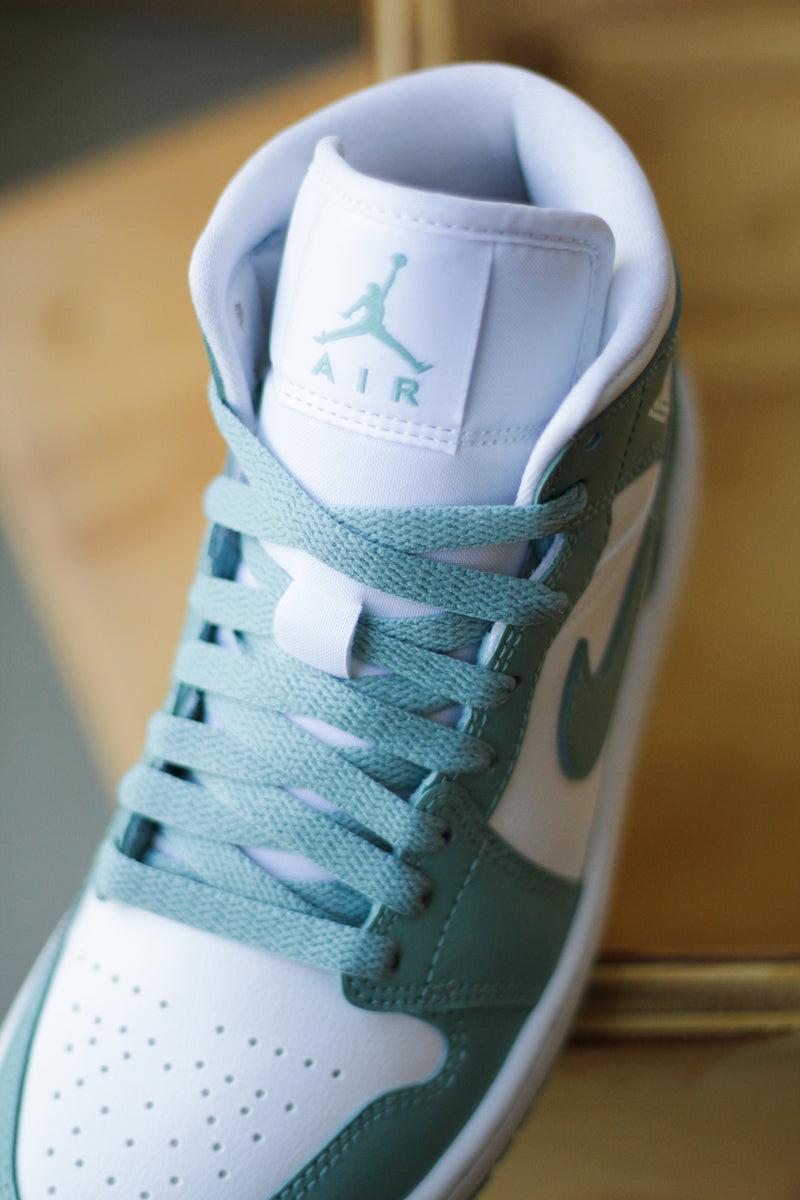 W AIR JORDAN 1 MID "WHITE/CANNON"