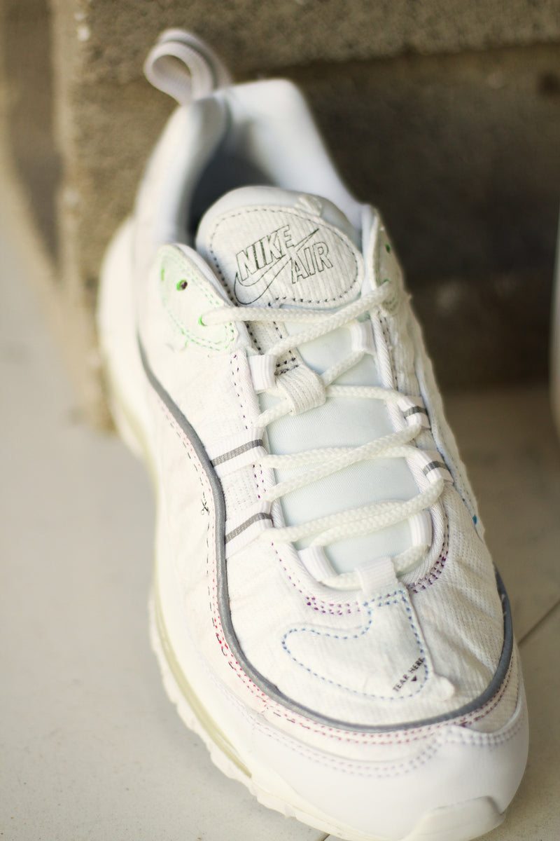 W AIR MAX 98 LX CUT AWAY "WHITE"