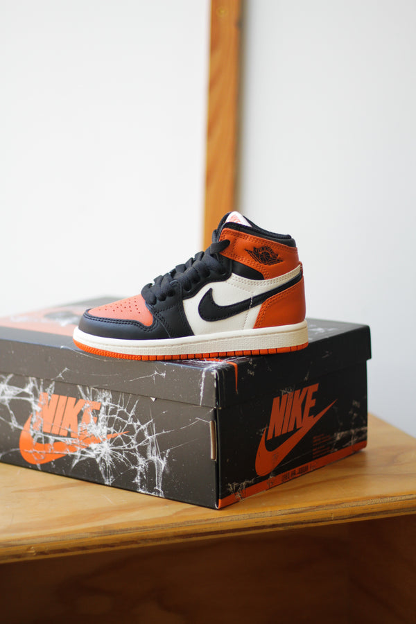 JORDAN 1 RETRO HIGH OG (PS) "BLACK/BLACK-SAIL-STARFISH"