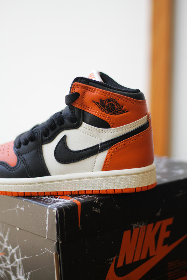 JORDAN 1 RETRO HIGH OG (PS) "BLACK/BLACK-SAIL-STARFISH"
