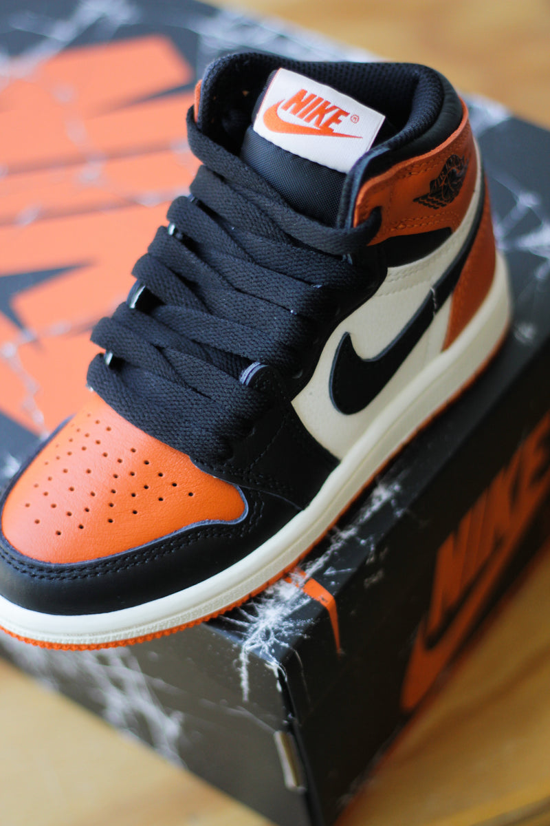 JORDAN 1 RETRO HIGH OG (PS) "BLACK/BLACK-SAIL-STARFISH"