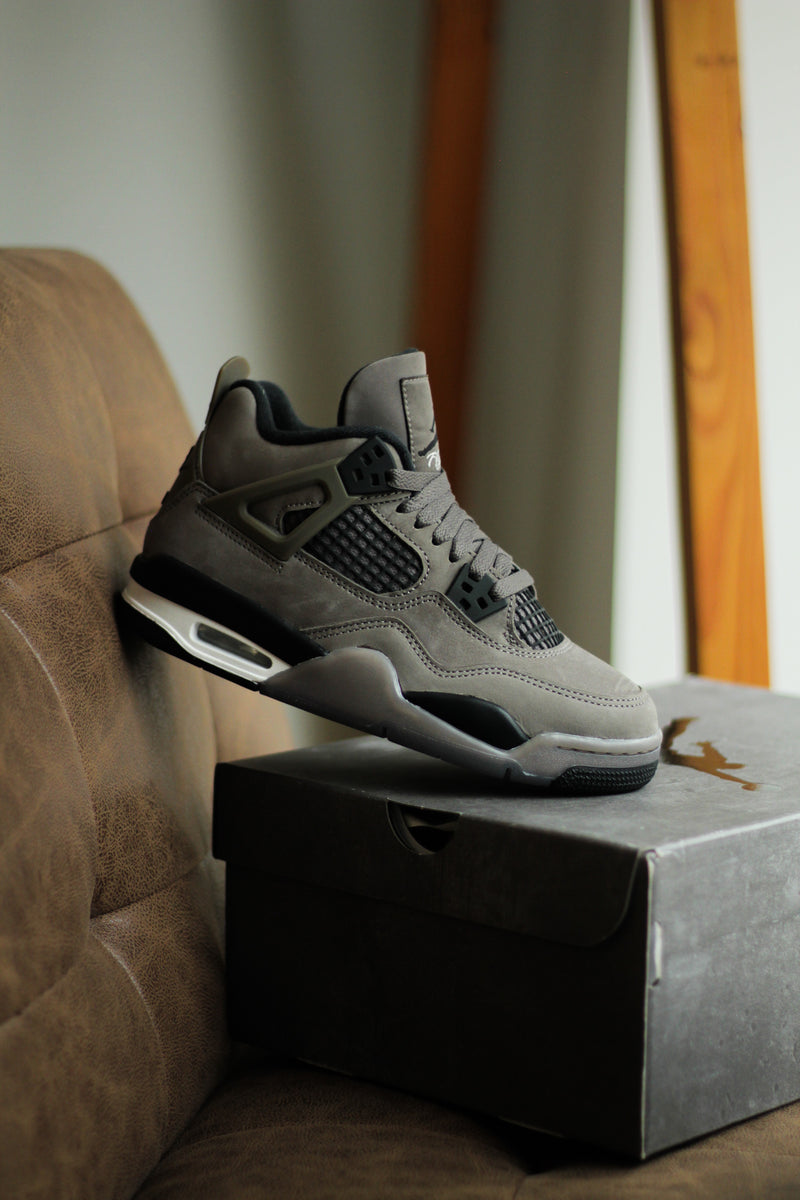 AIR JORDAN 4 RETRO (GS) "CAVE STONE/BLACK-PHANTOM"