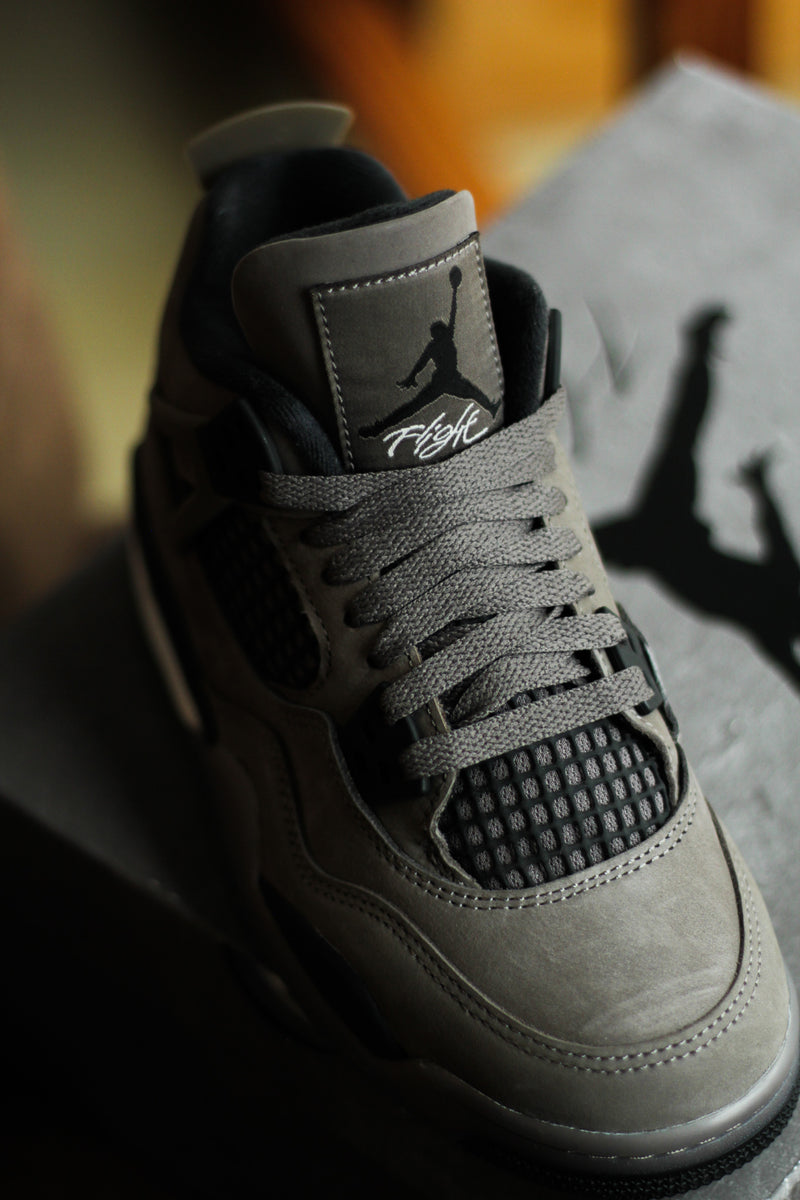 AIR JORDAN 4 RETRO (GS) "CAVE STONE/BLACK-PHANTOM"
