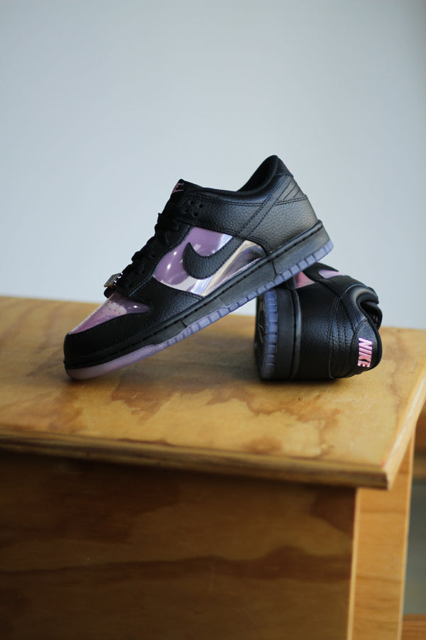 NIKE DUNK LOW RETRO PRM "PINK RISE/BLACK-BLACK"