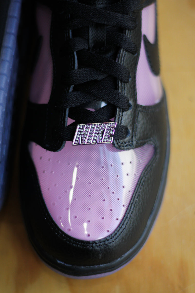 NIKE DUNK LOW RETRO PRM "PINK RISE/BLACK-BLACK"