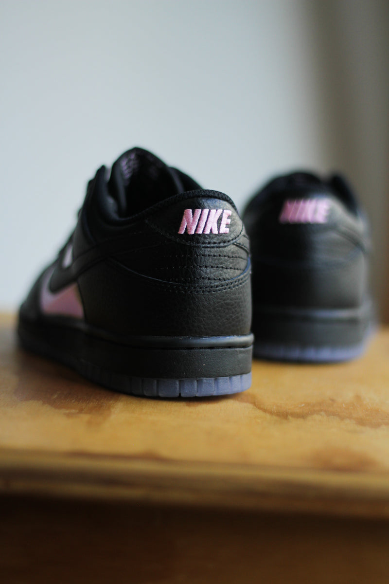NIKE DUNK LOW RETRO PRM "PINK RISE/BLACK-BLACK"