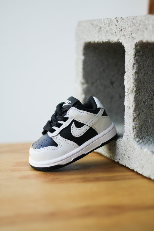 NIKE DUNK LOW (TD) "BLACK/PLATINUM TINT-PLATINUM TINT-WHITE"