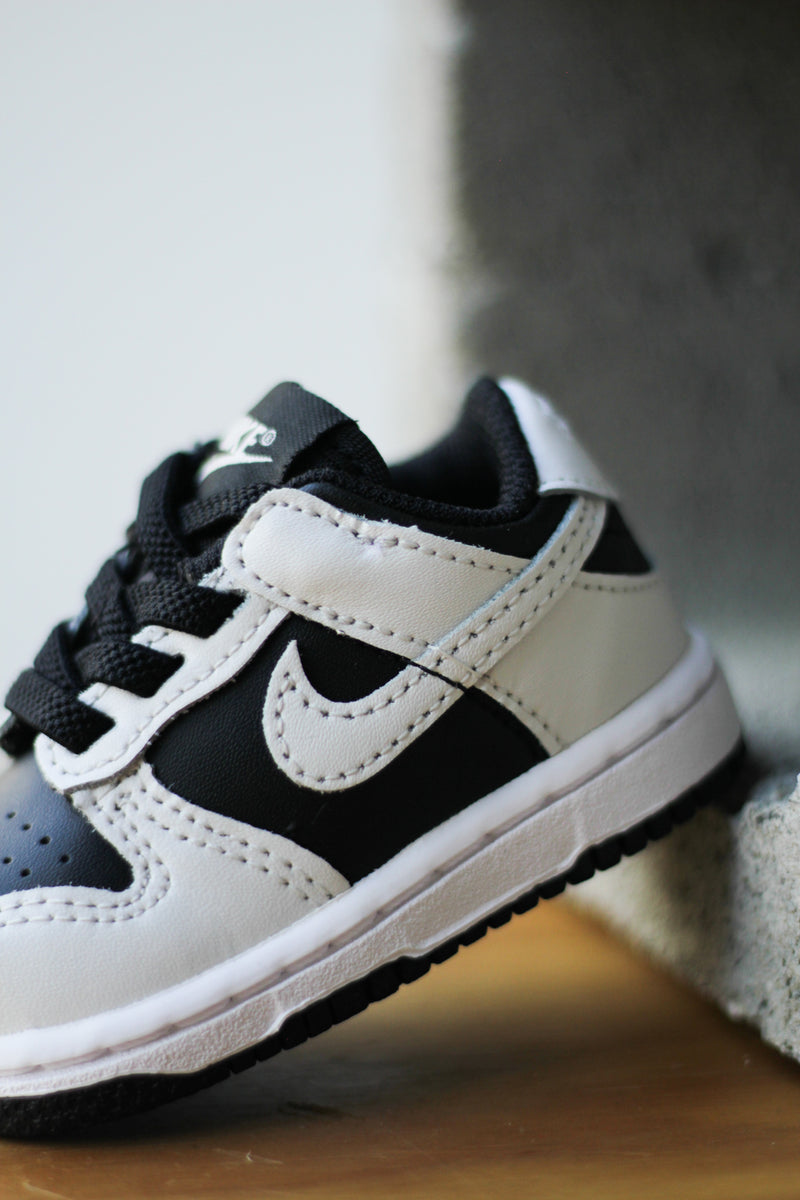 NIKE DUNK LOW (TD) "BLACK/PLATINUM TINT-PLATINUM TINT-WHITE"