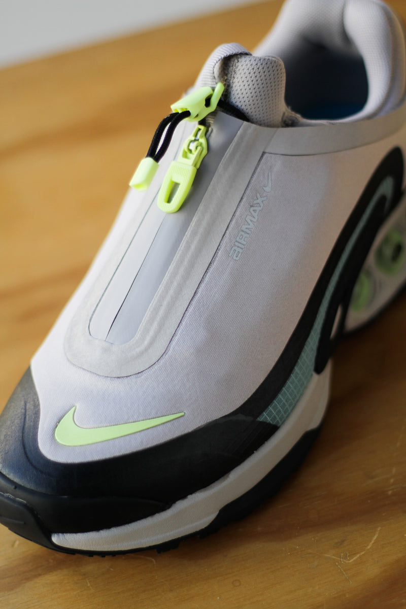 NIKE AIR MAX DN ROAM "COLLEGE GREY/LT LEMON TWIST-CANNON-BLACK"