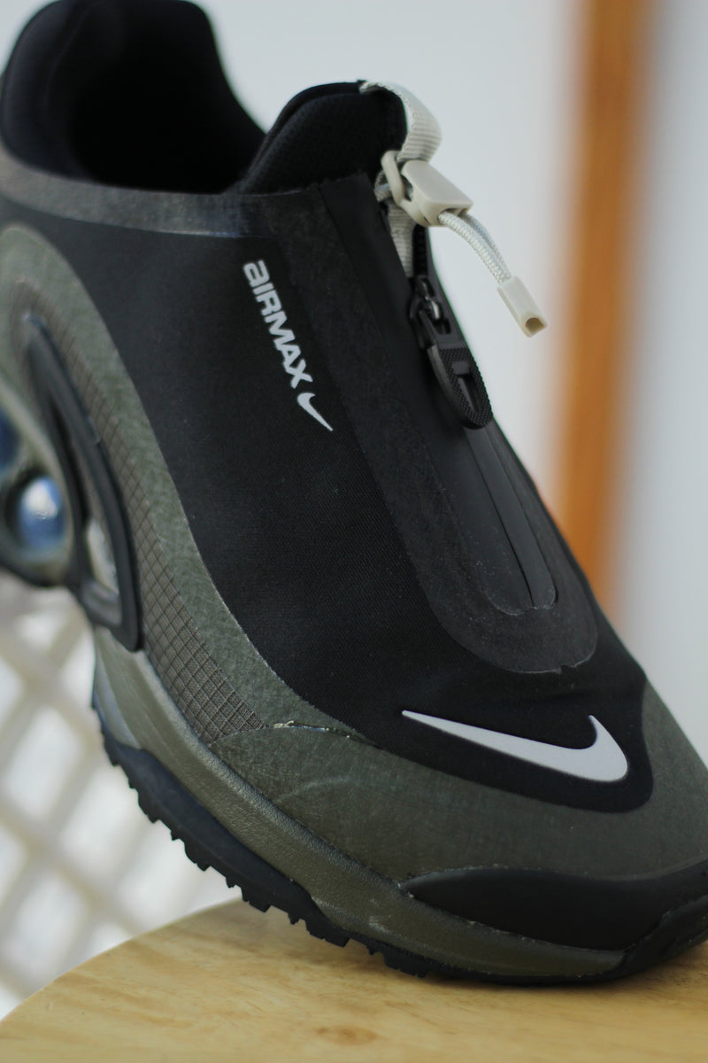 NIKE AIR MAX DN ROAM "BLACK/METALLIC SILVER-CARGO KHAKI-STONE"