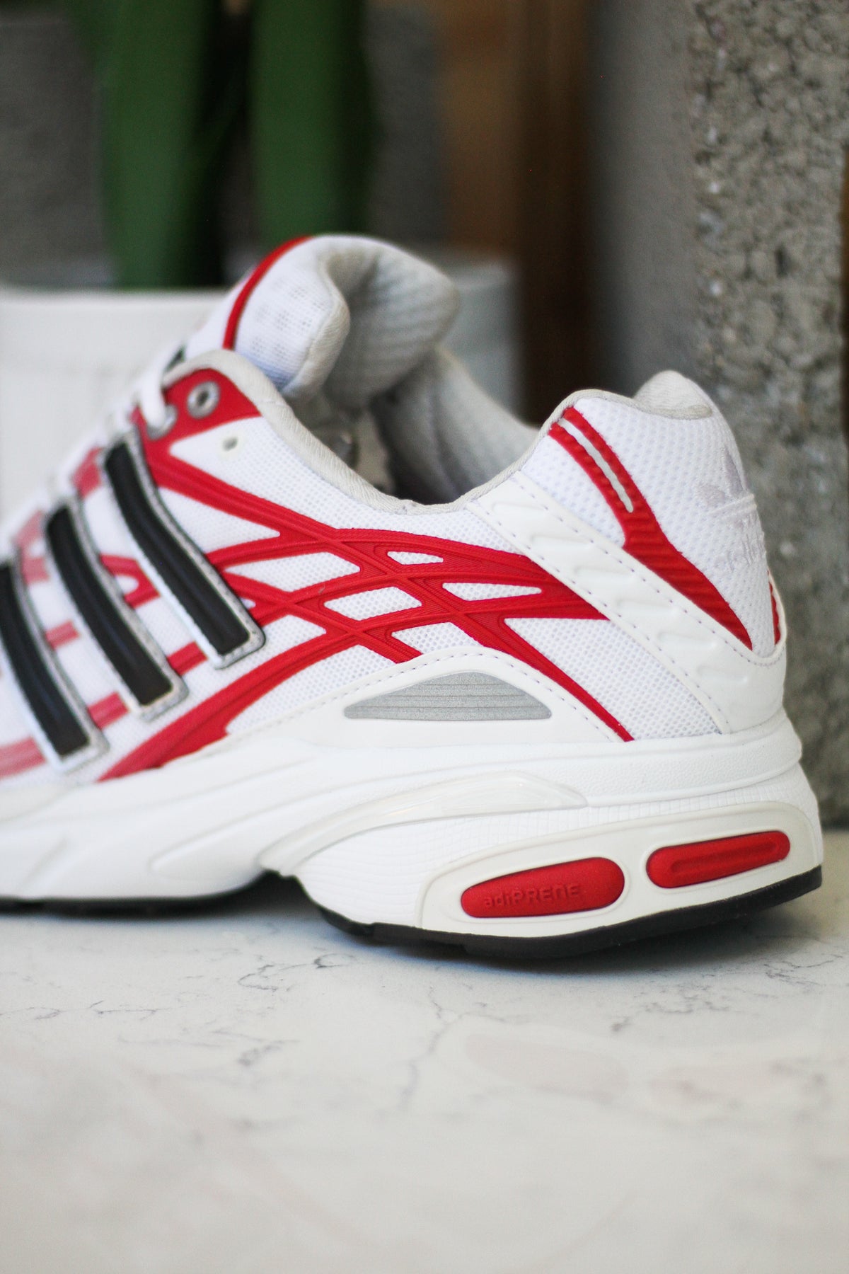 ★★Adairs★★ Adista Cushion White Lime ID5744 Adidas Adistar Cushion Cloud White / Pulse Lime - Aug 2024