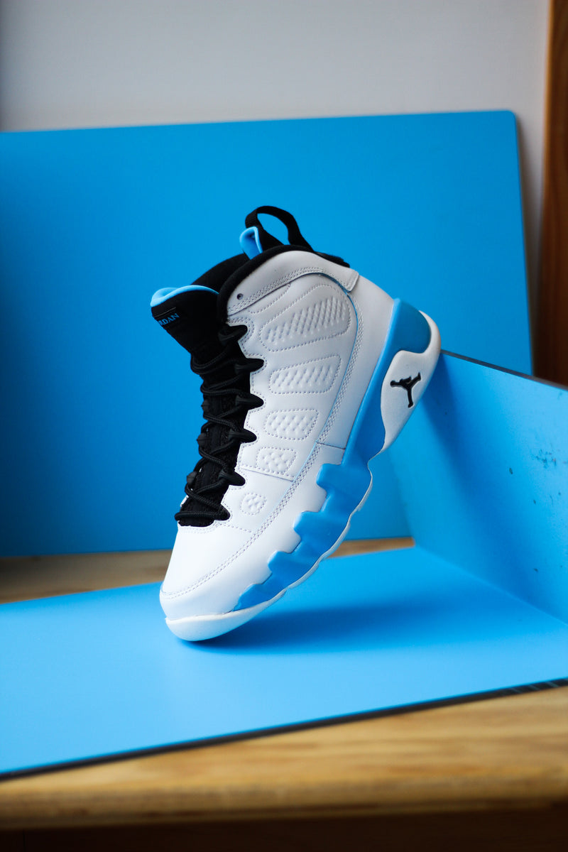 AIR JORDAN 9 RETRO (GS) "POWDER BLUE"