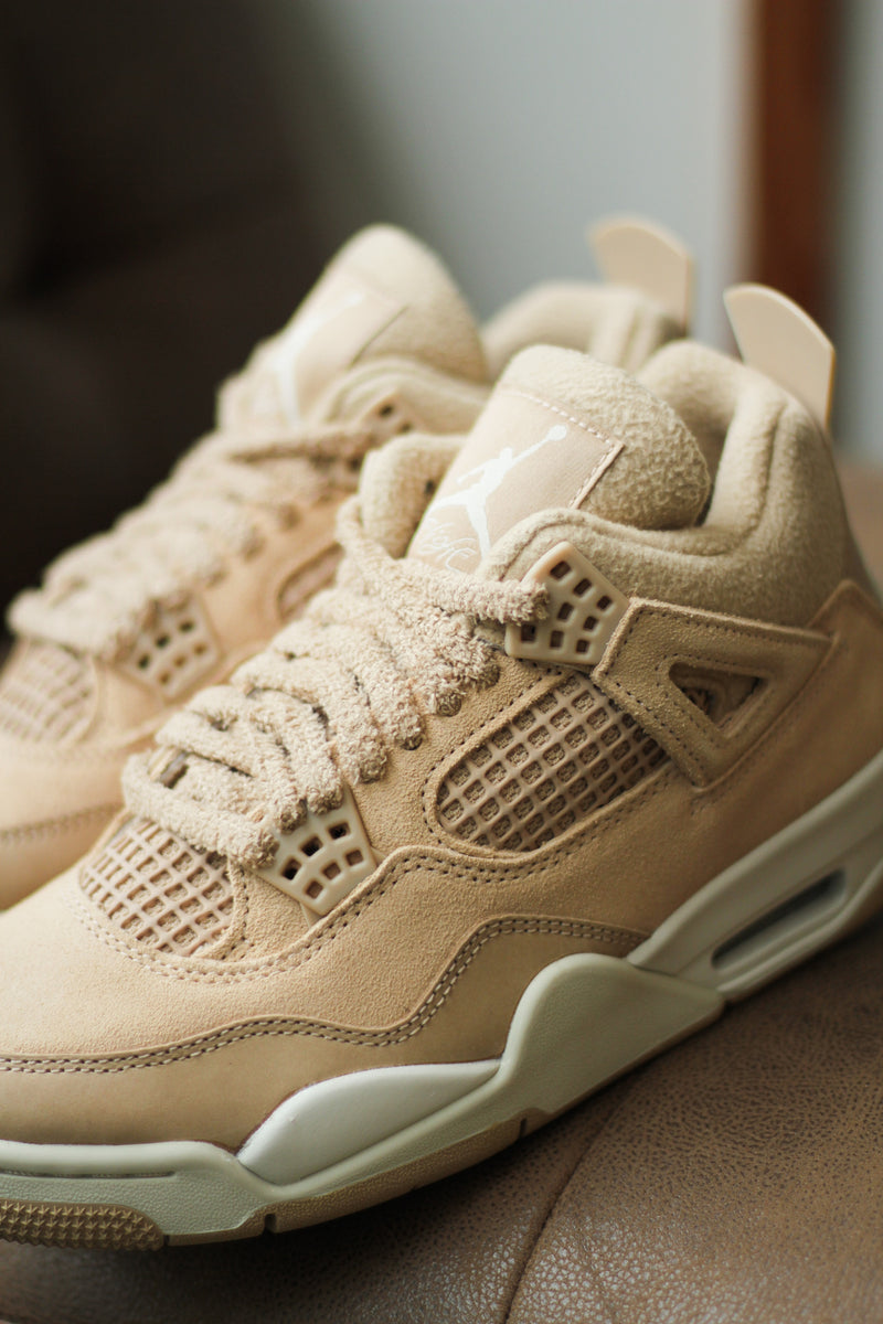 W AIR JORDAN 4 RETRO "HEMP/LT OREWOOD BRN"