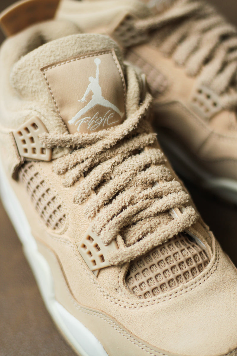 W AIR JORDAN 4 RETRO "HEMP/LT OREWOOD BRN"