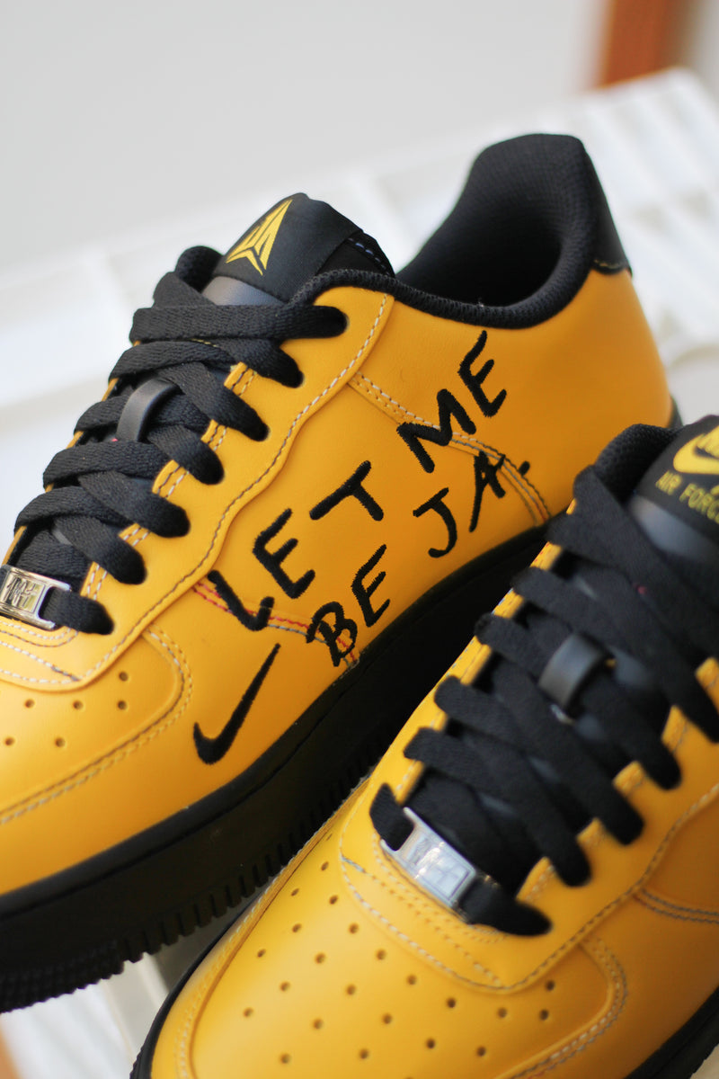 NIKE AIR FORCE 1 '07 JA "SUNDIAL/BLACK-COBALT BLISS"