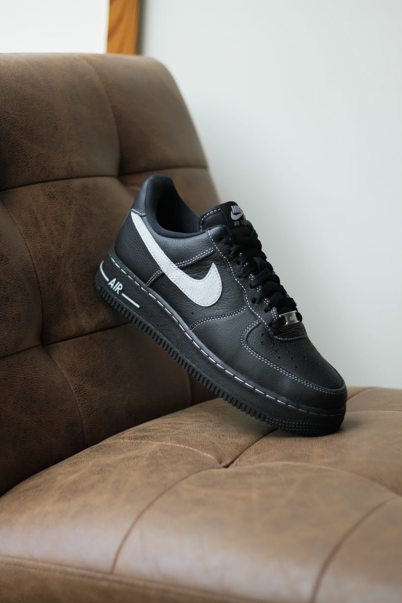 NIKE AIR FORCE 1 '07 LV8 "BLACK/WOLF GREY-BLACK-BLACK"